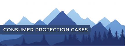 Website banner consumer protection cases