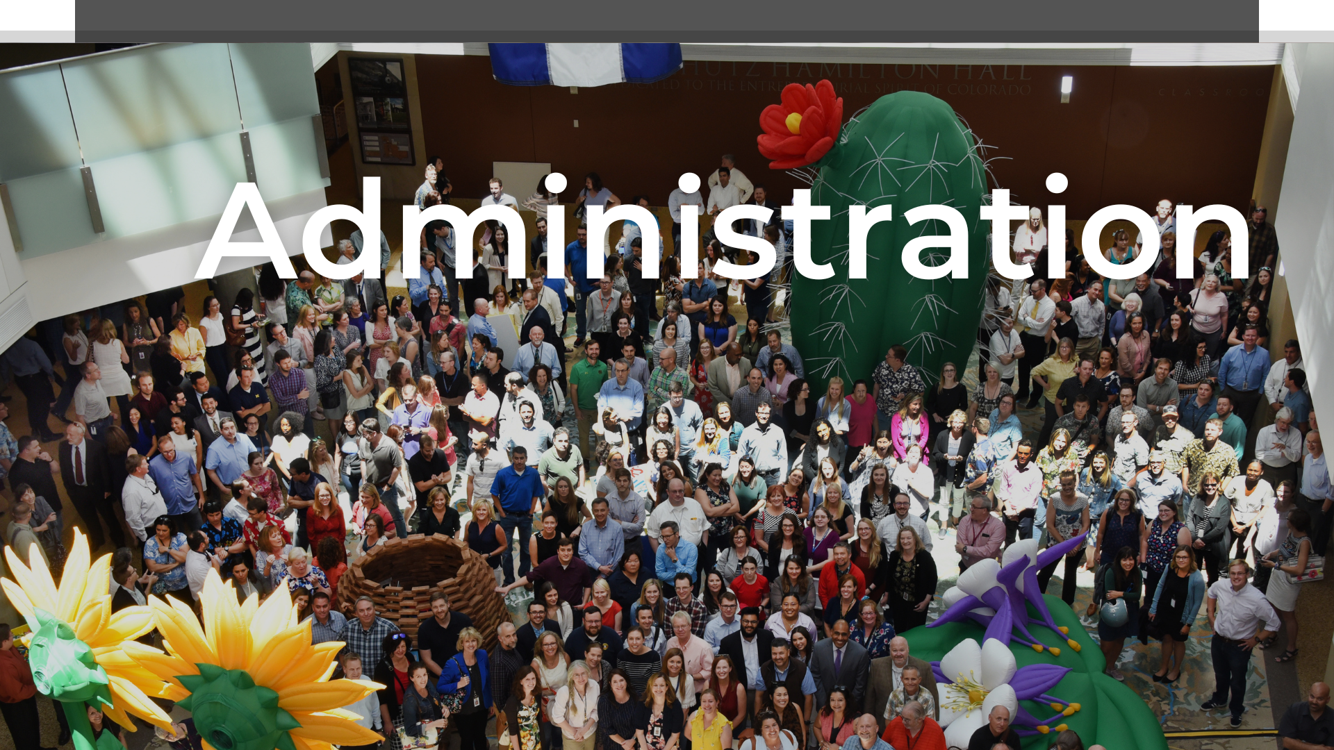 Administration Section banner for Colorado Attorney Generals Office